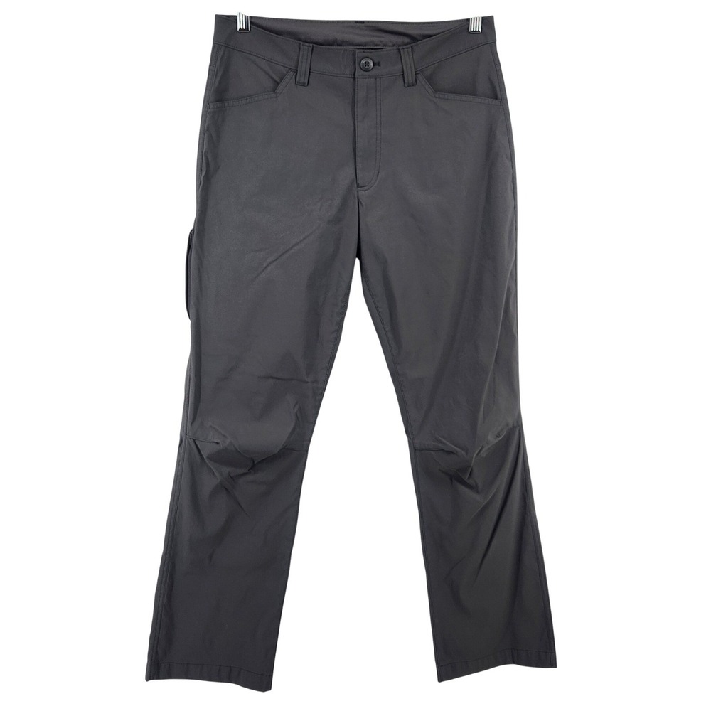 Eddie Bauer Tech Pant Mens 32x30 Stretch Cargo Pocket Gray Hiking Outdoor Travel